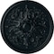 Ekena Millwork Bradford Ceiling Medallion (Fits Canopies up to 6 5/8"), Hand-Painted Night Shade, 32 5/8"OD x 2"P CM32BRNSF - alternate 1